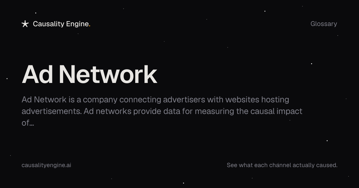Ad Network: Definition, Examples & Best Practices | Causality Engine