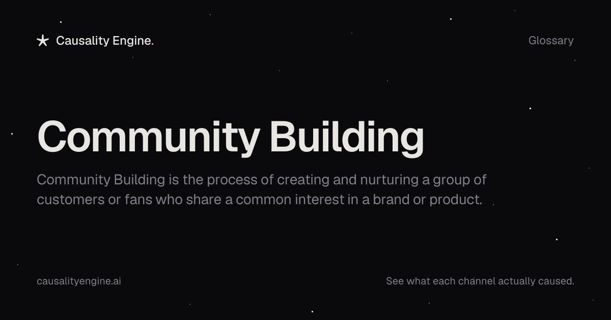 Community Building: Definition, Examples & Best Practices | Causality ...