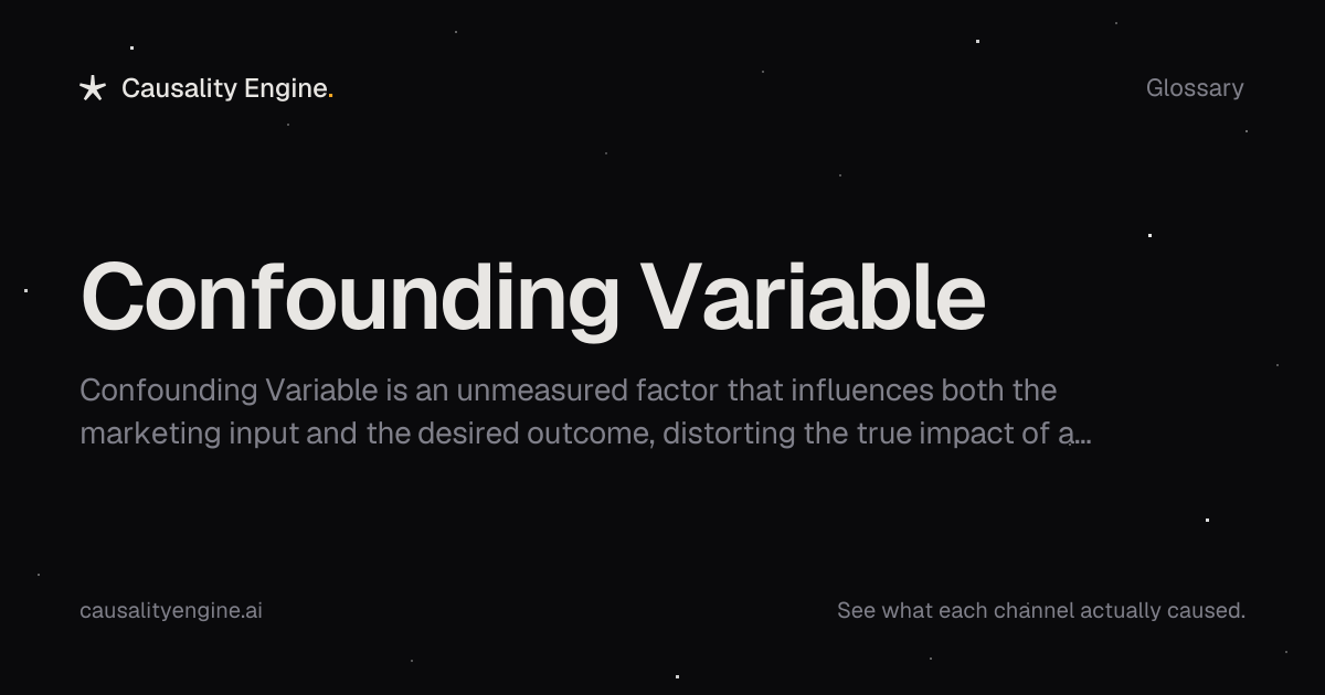 Confounding Variable: Definition, Examples & Best Practices | Causality ...