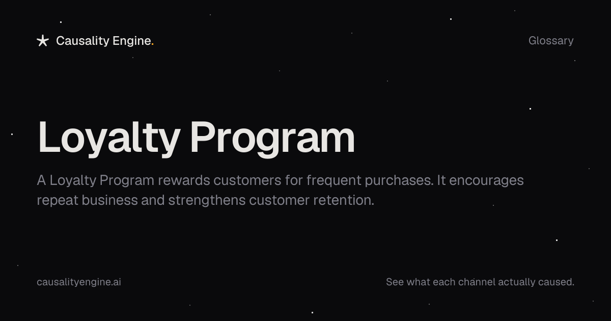 Loyalty Program: Definition, Examples & Best Practices | Causality Engine