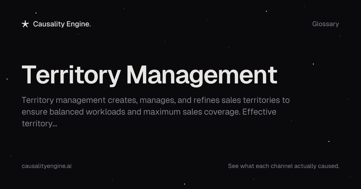 Territory Management: Definition, Examples & Best Practices | Causality ...