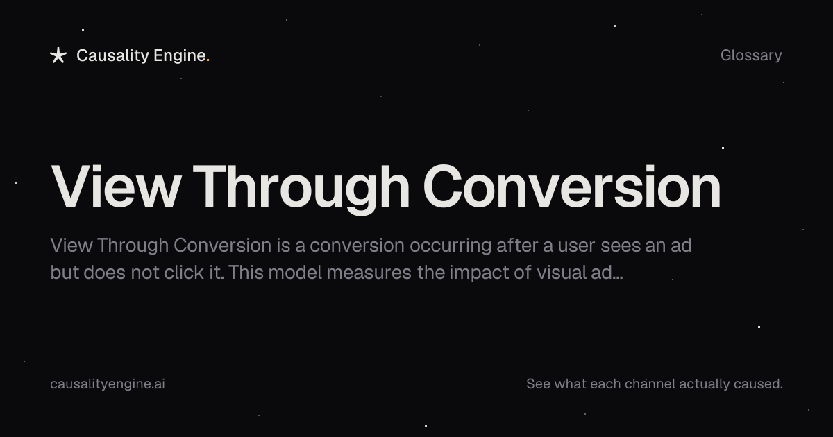 View Through Conversion: Definition, Examples & Best Practices ...