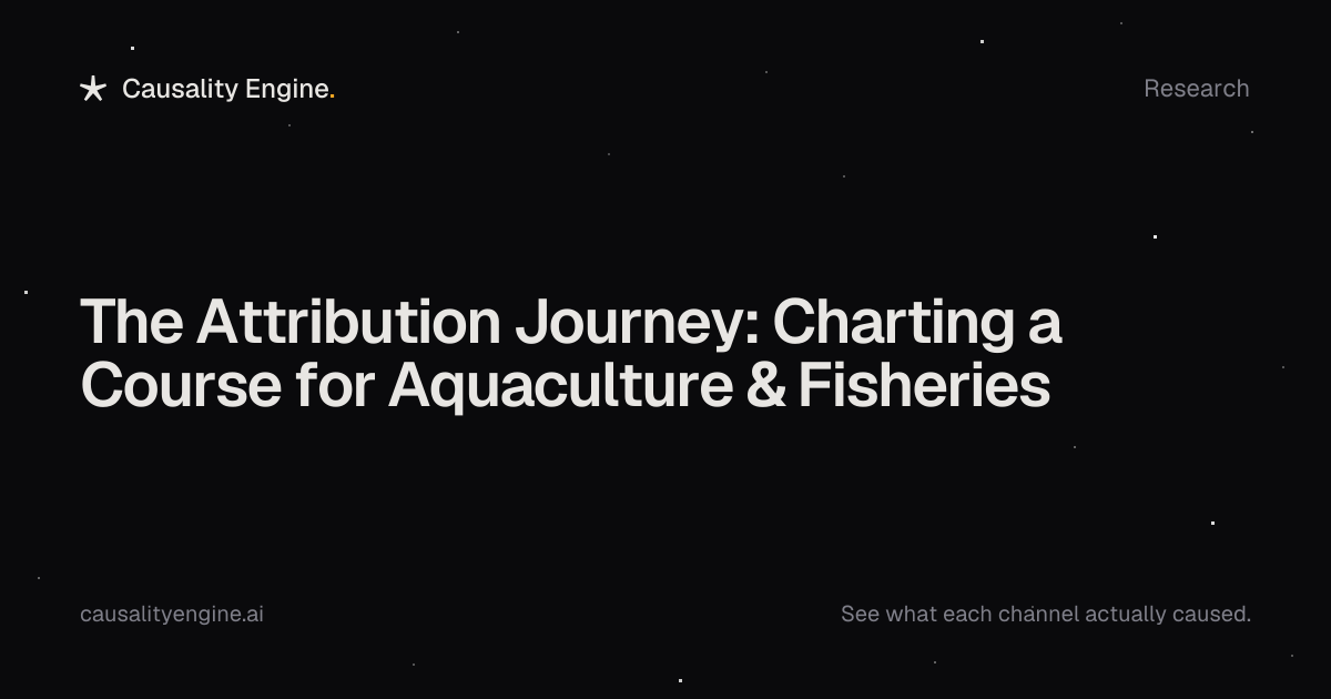 The Attribution Journey: Charting a Course for.... Causality Engine